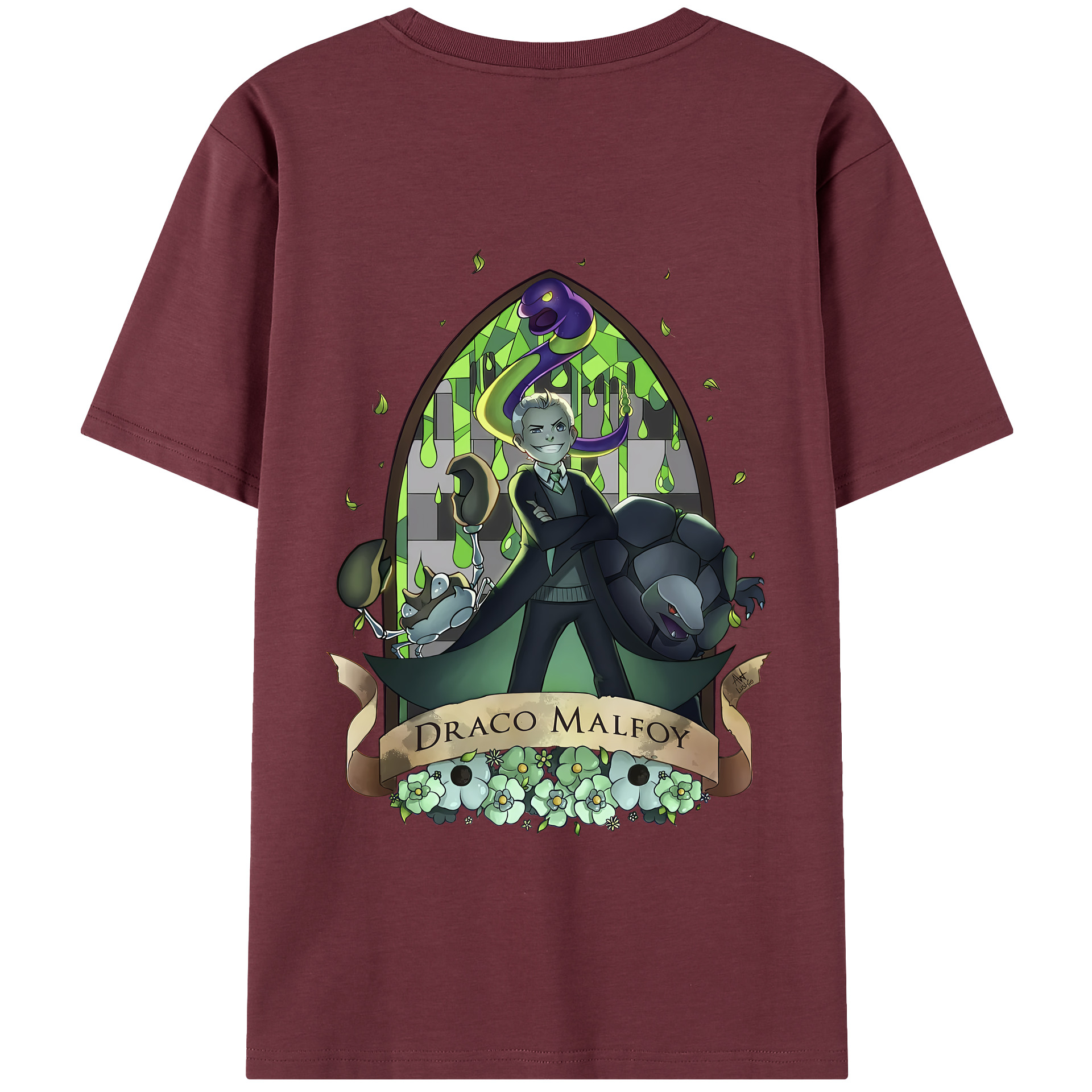 （画像用） Harry Potter ハリー・ポッターシリーズ 綿100％半袖Tシャツ（背面プリント）